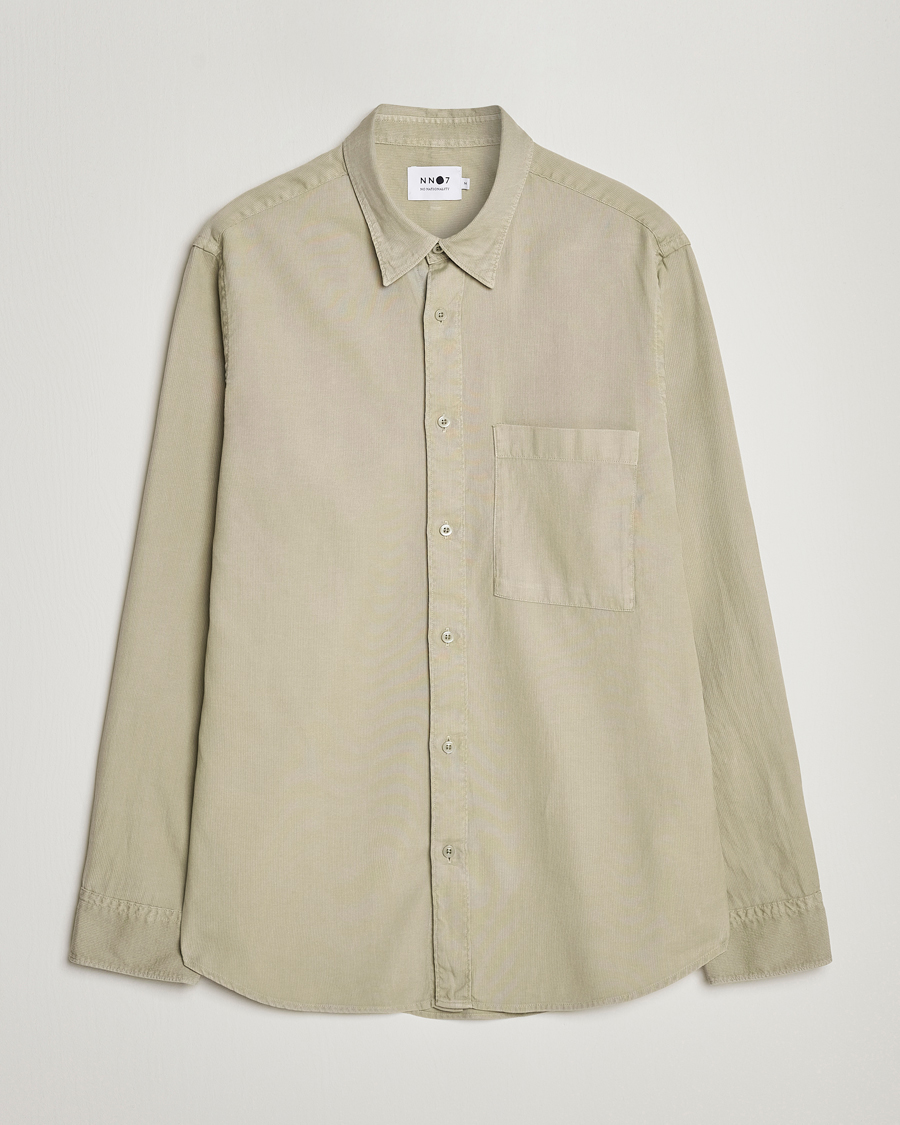 Herren | Hemden | NN07 | Cohen Summer Cord Shirt Pale Green