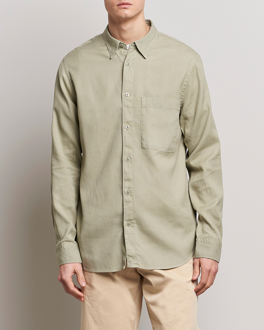Herren | NN07 | NN07 | Cohen Summer Cord Shirt Pale Green