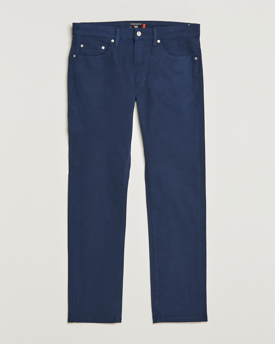 Herren |  | Dockers | 5-Pocket Cotton Stretch Trousers Navy Blazer