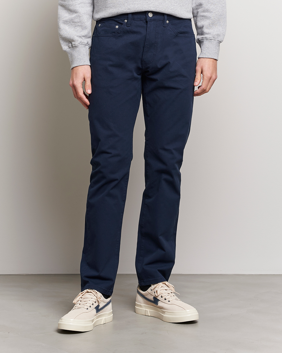 Herren | Kategorie | Dockers | 5-Pocket Cotton Stretch Trousers Navy Blazer