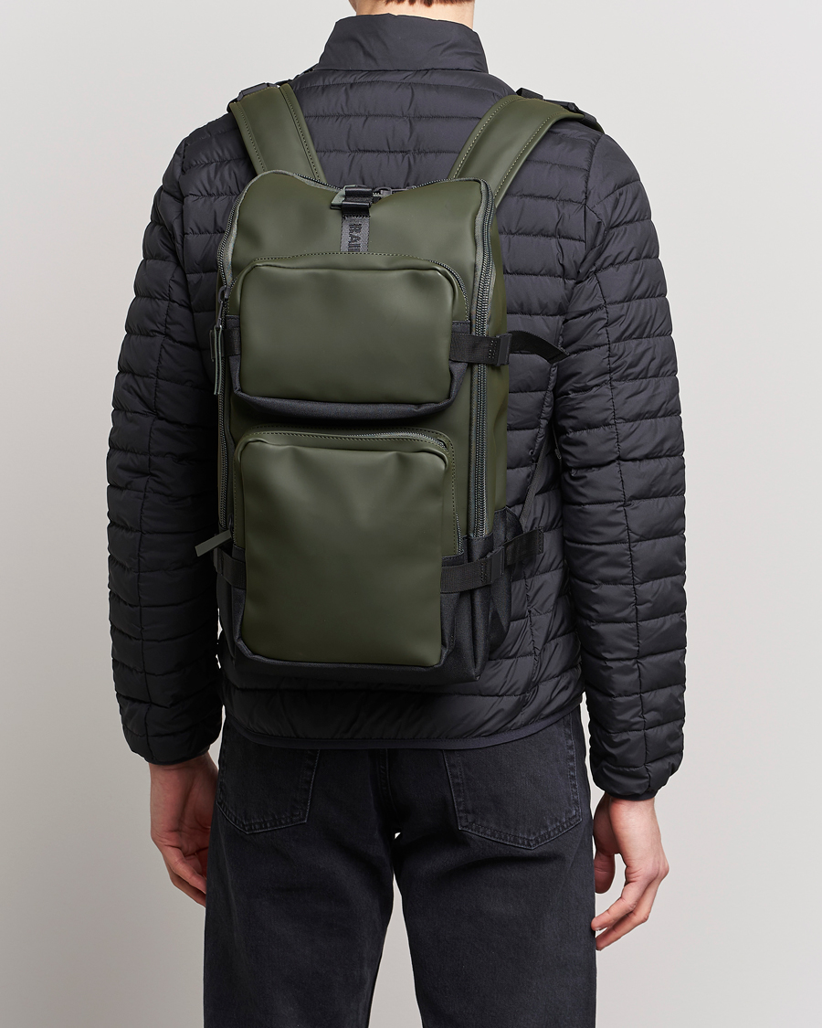 Herren |  | RAINS | Trail Cargo Backpack Green