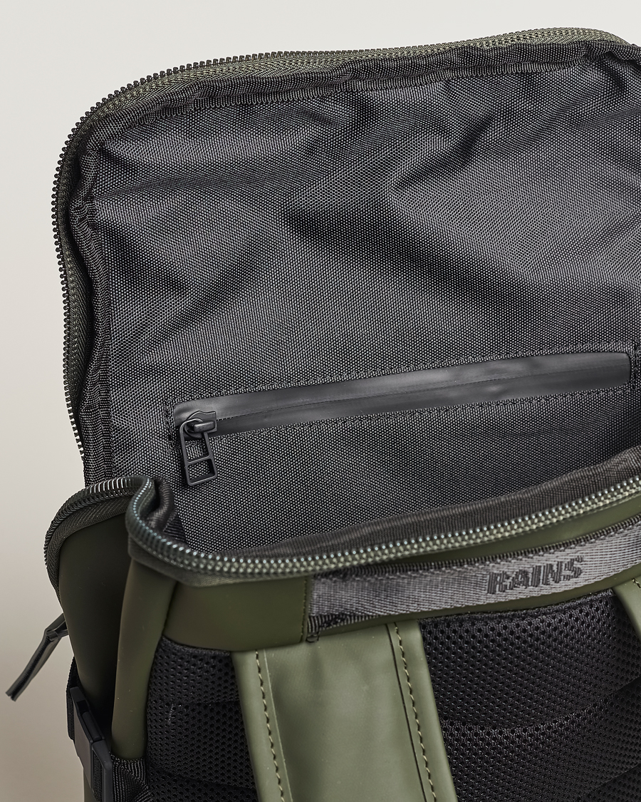 Herren | RAINS Trail Cargo Backpack Green | RAINS | Trail Cargo Backpack Green