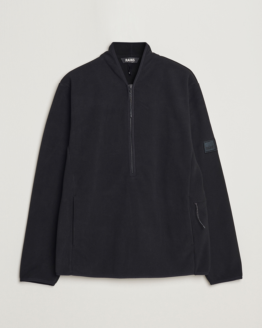 Herren | Pullover | RAINS | Fleece Half-Zip Pullover Black