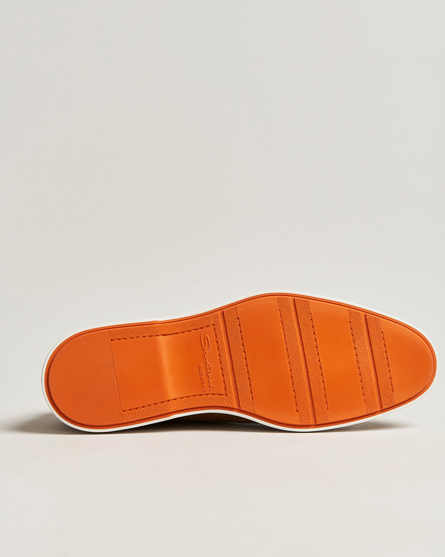 Herren | Santoni Summer Chukka Brown Suede | Santoni | Summer Chukka Brown Suede