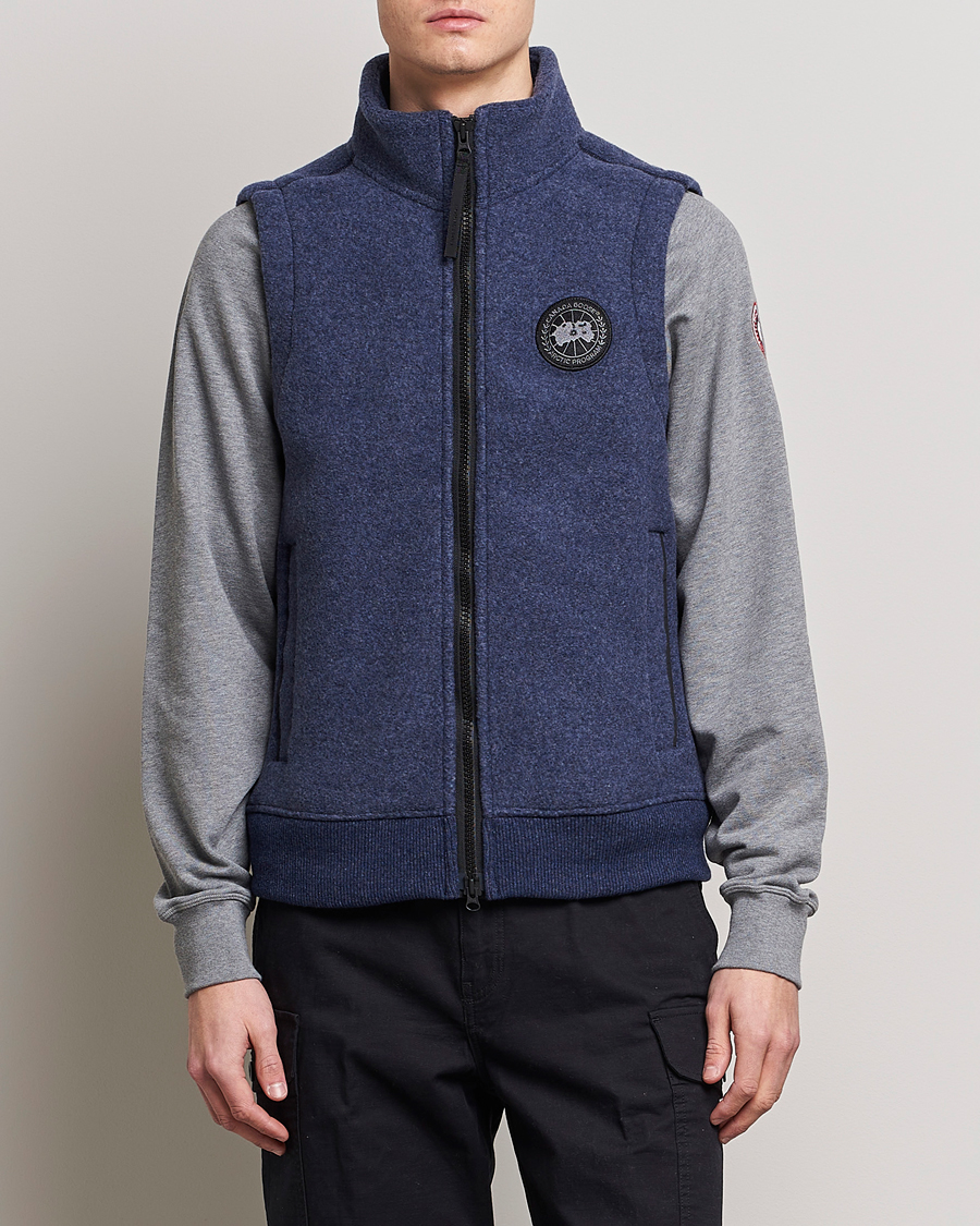 Herren |  | Canada Goose | Mersey Fleece Vest Atlantic Navy