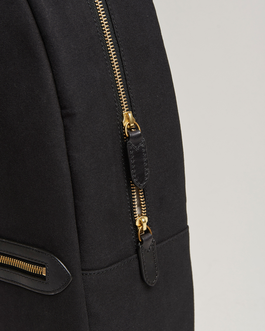 Herren | Polo Ralph Lauren Canvas/Leather Backpack Black | Polo Ralph Lauren | Canvas/Leather Backpack Black