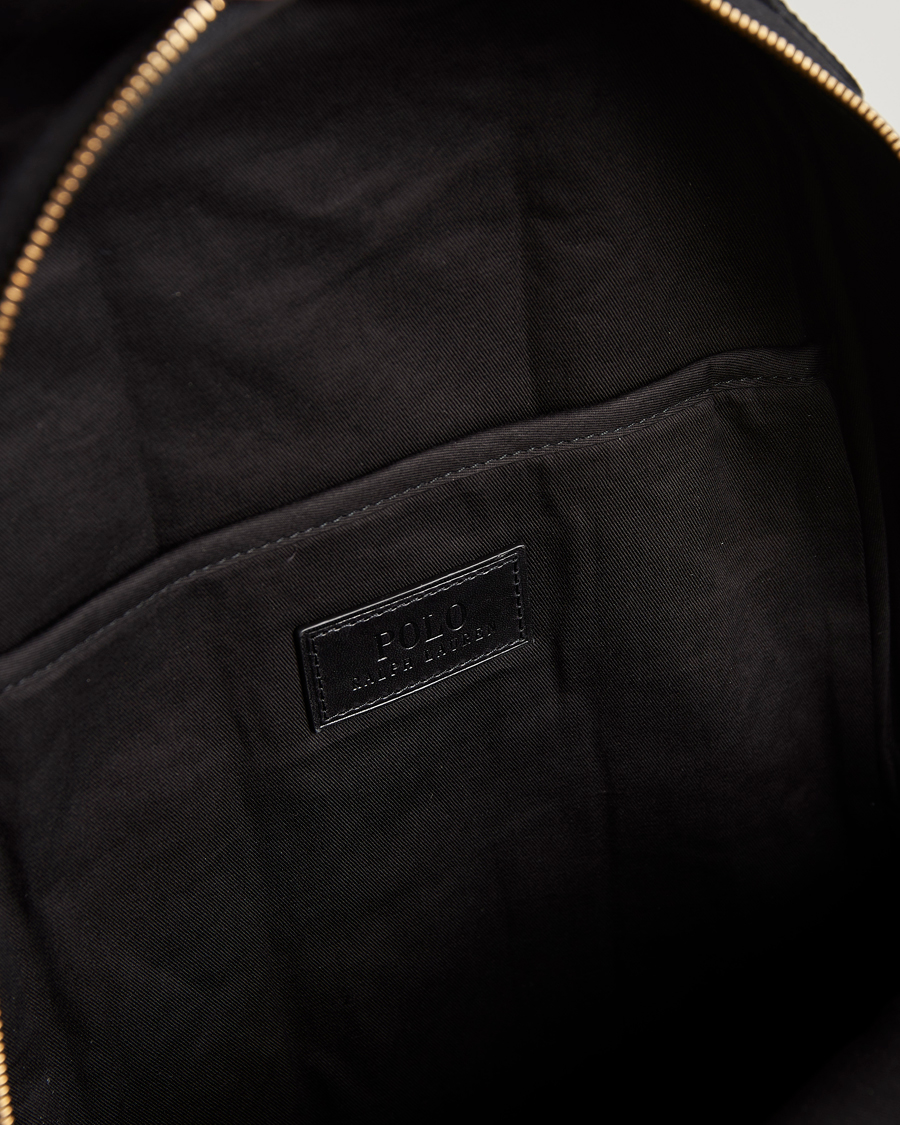 Herren | Polo Ralph Lauren Canvas/Leather Backpack Black | Polo Ralph Lauren | Canvas/Leather Backpack Black