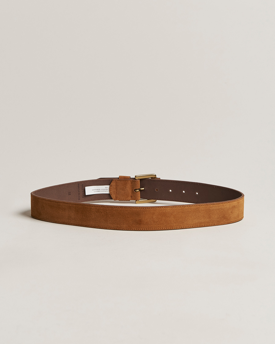 Herren | Gürtel | Polo Ralph Lauren | Suede Belt Tan