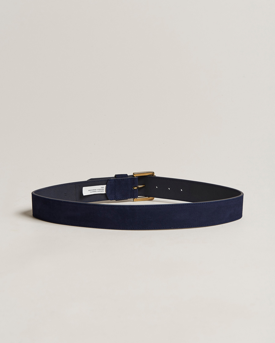 Men |  | Polo Ralph Lauren | Suede Belt Navy