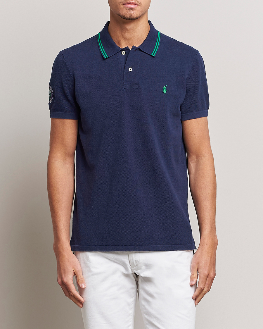 Herren | | Polo Ralph Lauren | Custom Slim Fit Wimbledon Polo Refined Navy