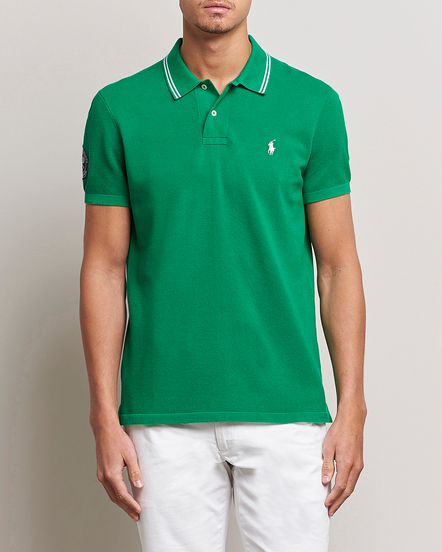 Herren |  | Polo Ralph Lauren | Custom Slim Fit Wimbledon Polo Stem Green