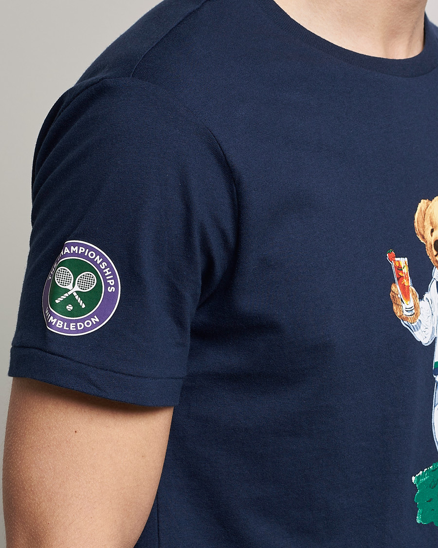 Herren | T-Shirts | Polo Ralph Lauren | Printed Wimbledon Bear Crew Neck T-Shirt Na