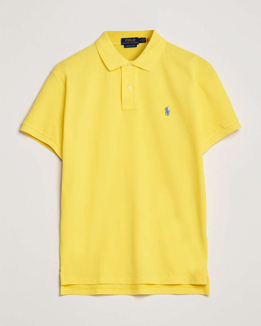 Herren | Poloshirts | Polo Ralph Lauren | Custom Slim Fit Polo Lemon Crush