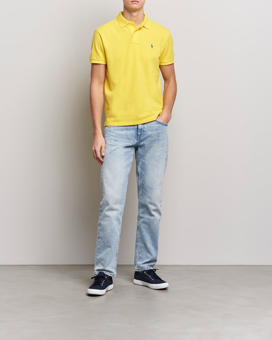Herren | Poloshirts | Polo Ralph Lauren | Custom Slim Fit Polo Lemon Crush