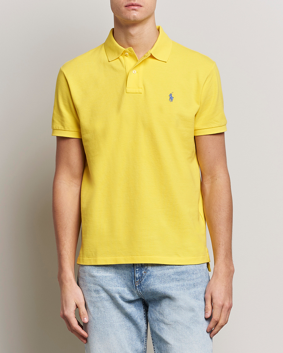 Herren | Poloshirts | Polo Ralph Lauren | Custom Slim Fit Polo Lemon Crush