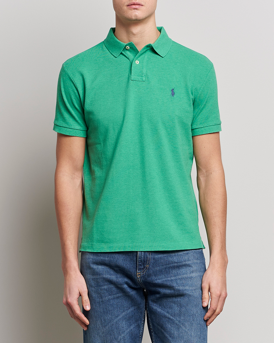 Herren |  | Polo Ralph Lauren | Custom Slim Fit Polo Palm Green Heather