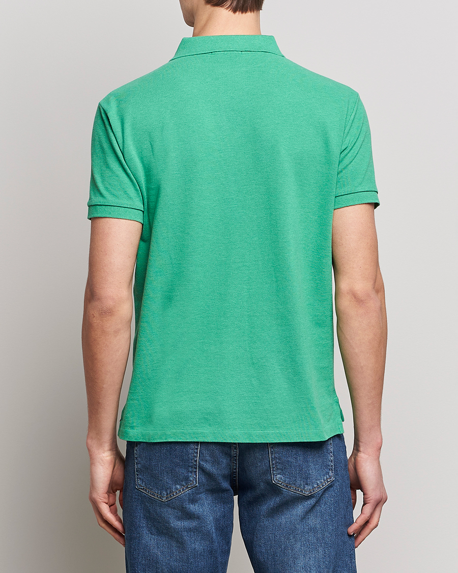Herren | Poloshirt | Polo Ralph Lauren | Custom Slim Fit Polo Palm Green Heather
