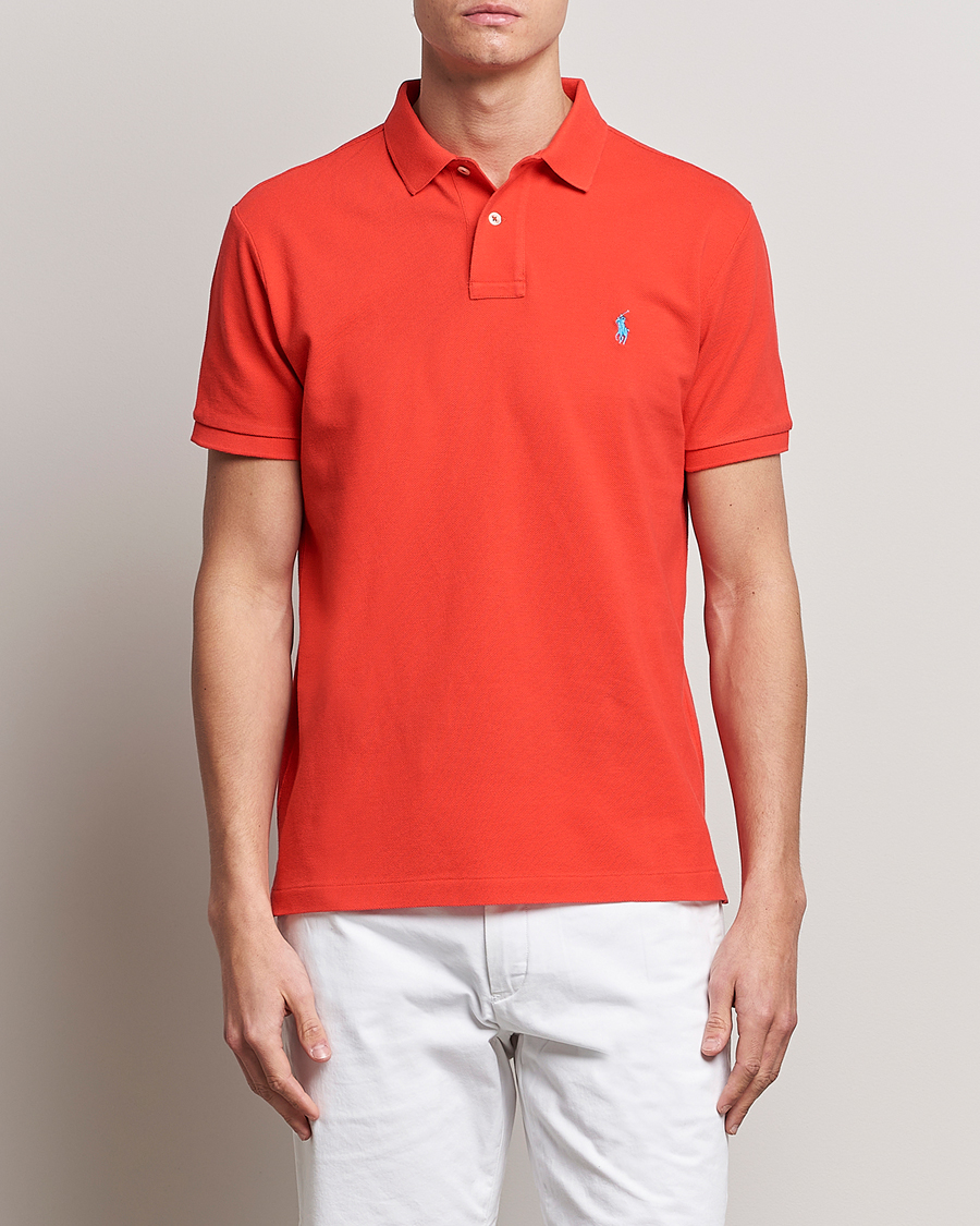 Herren |  | Polo Ralph Lauren | Custom Slim Fit Polo Petal Rose
