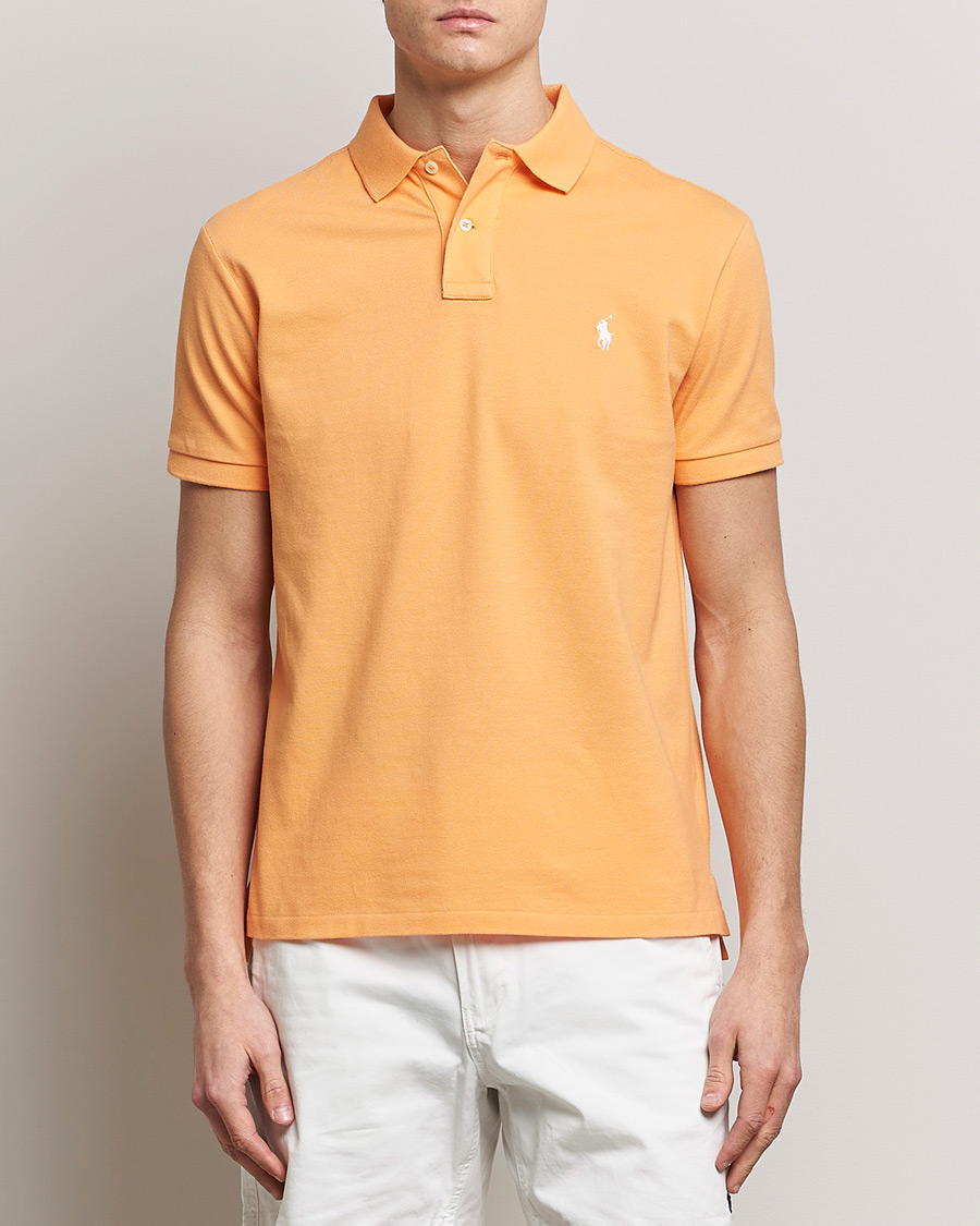 Herren | Poloshirt | Polo Ralph Lauren | Custom Slim Fit Polo Key West Orange