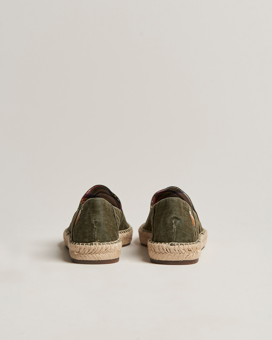 Herren | Cevio Canvas Espandrilles Canopy Green | Polo Ralph Lauren | Cevio Canvas Espandrilles Canopy Green