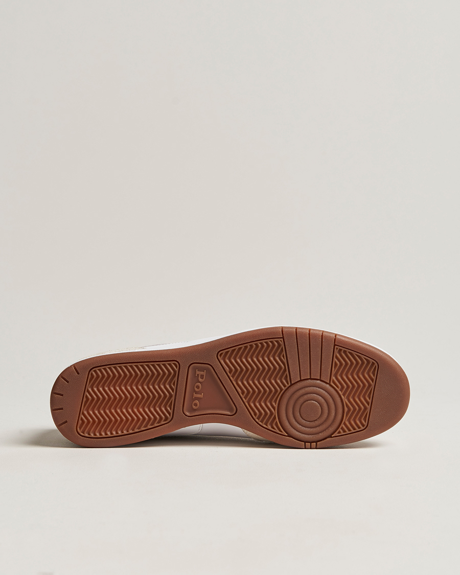 Herren | Sneaker | Polo Ralph Lauren | CRT Leather/Suede Sneaker White/Navy