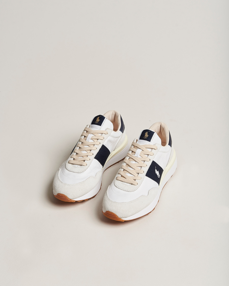 Herren | Summer | Polo Ralph Lauren | Train 89 Running Sneaker White/Hunter Navy