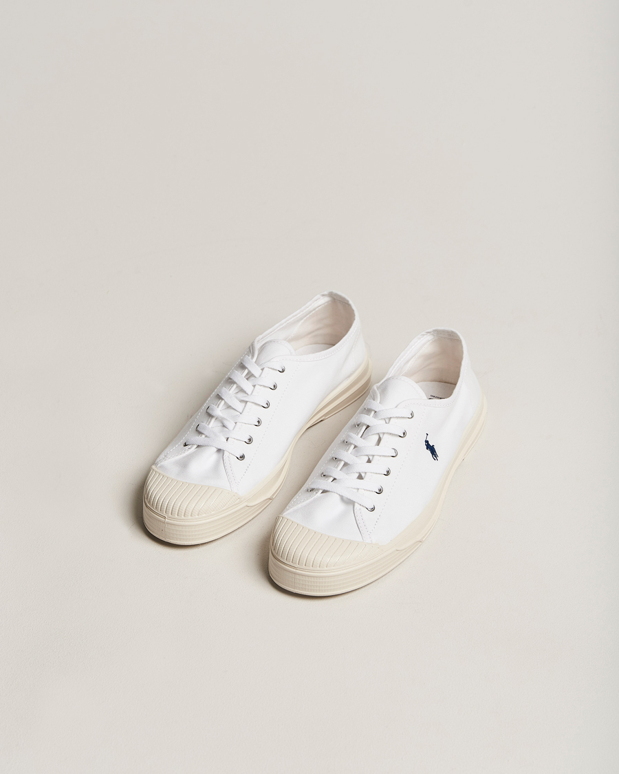 Herren |  | Polo Ralph Lauren | Paloma Canvas Sneaker White/Navy