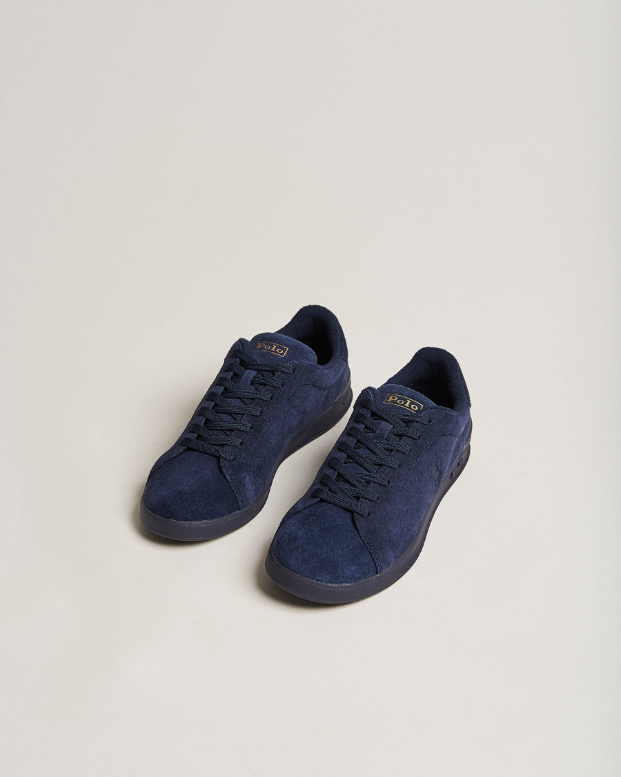 Herren |  | Polo Ralph Lauren | Heritage Court Suede Sneaker Hunter Navy
