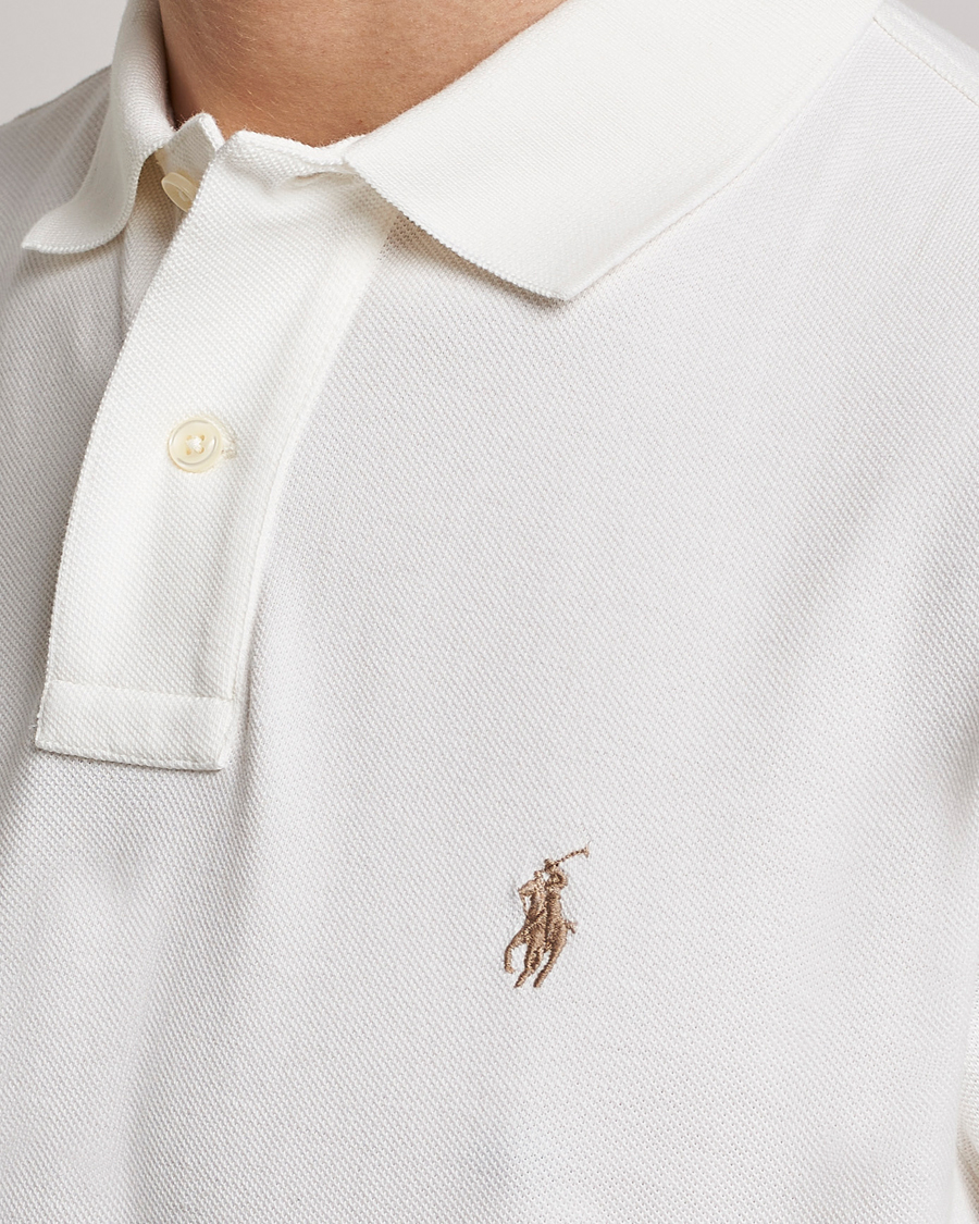 Herren | Poloshirts | Polo Ralph Lauren | Custom Slim Fit Polo Deckwash White