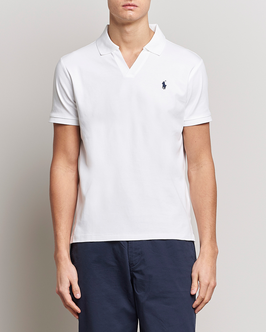 Herren |  | Polo Ralph Lauren | Luxury Cotton Polo White