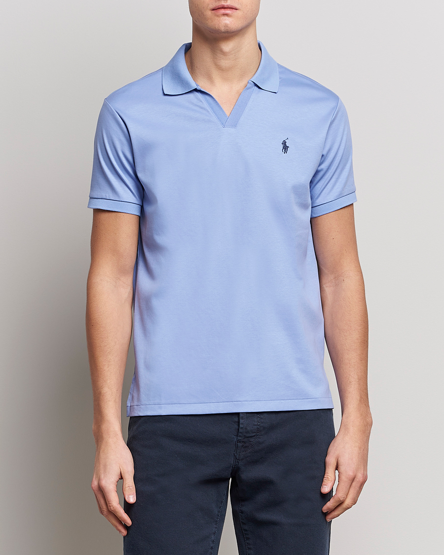 Herren | Poloshirt | Polo Ralph Lauren | Luxury Pima Cotton Polo Lafayette Blue