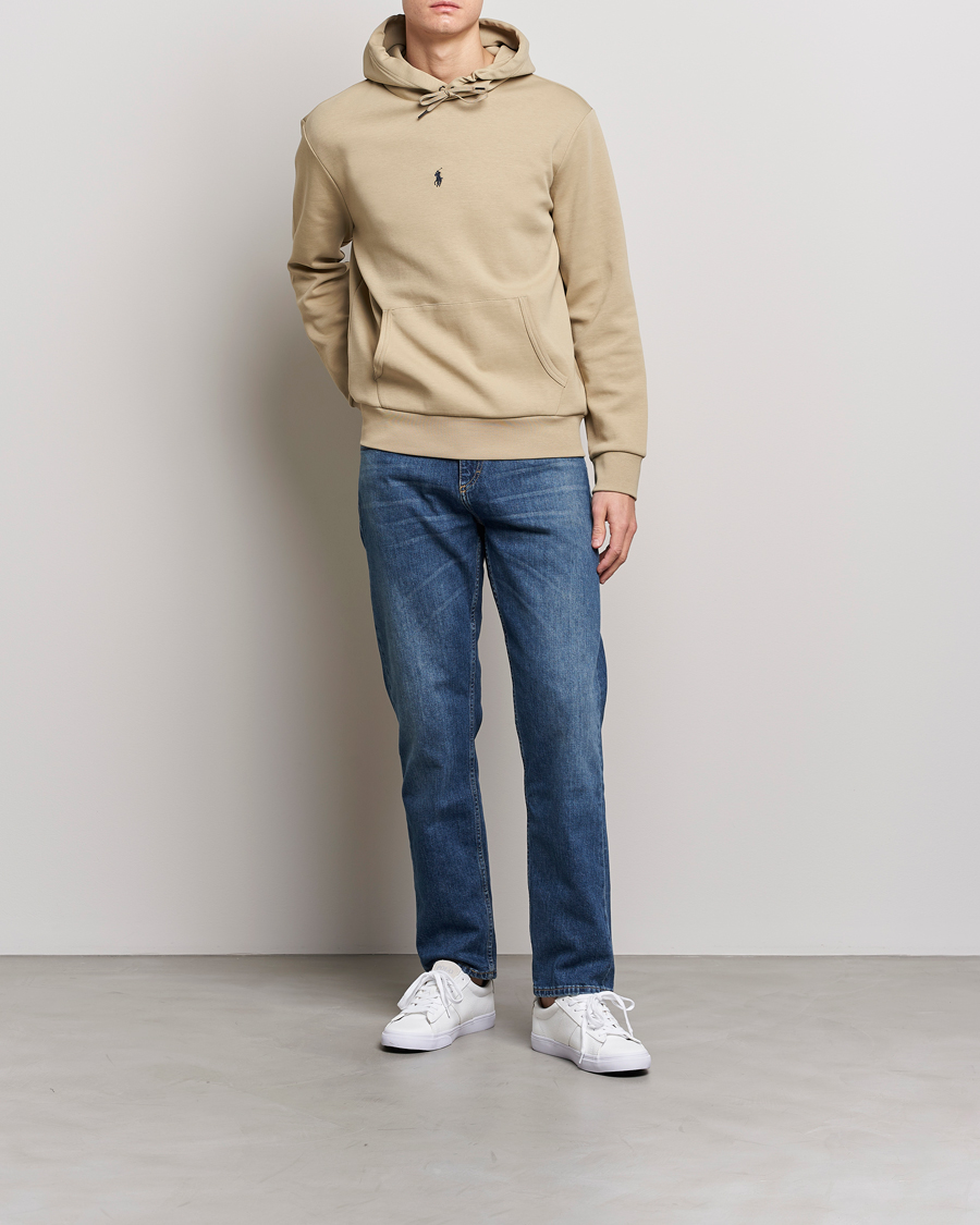 Herren | Pullover | Polo Ralph Lauren | Double Knit Center Logo Hoodie Classic Khaki