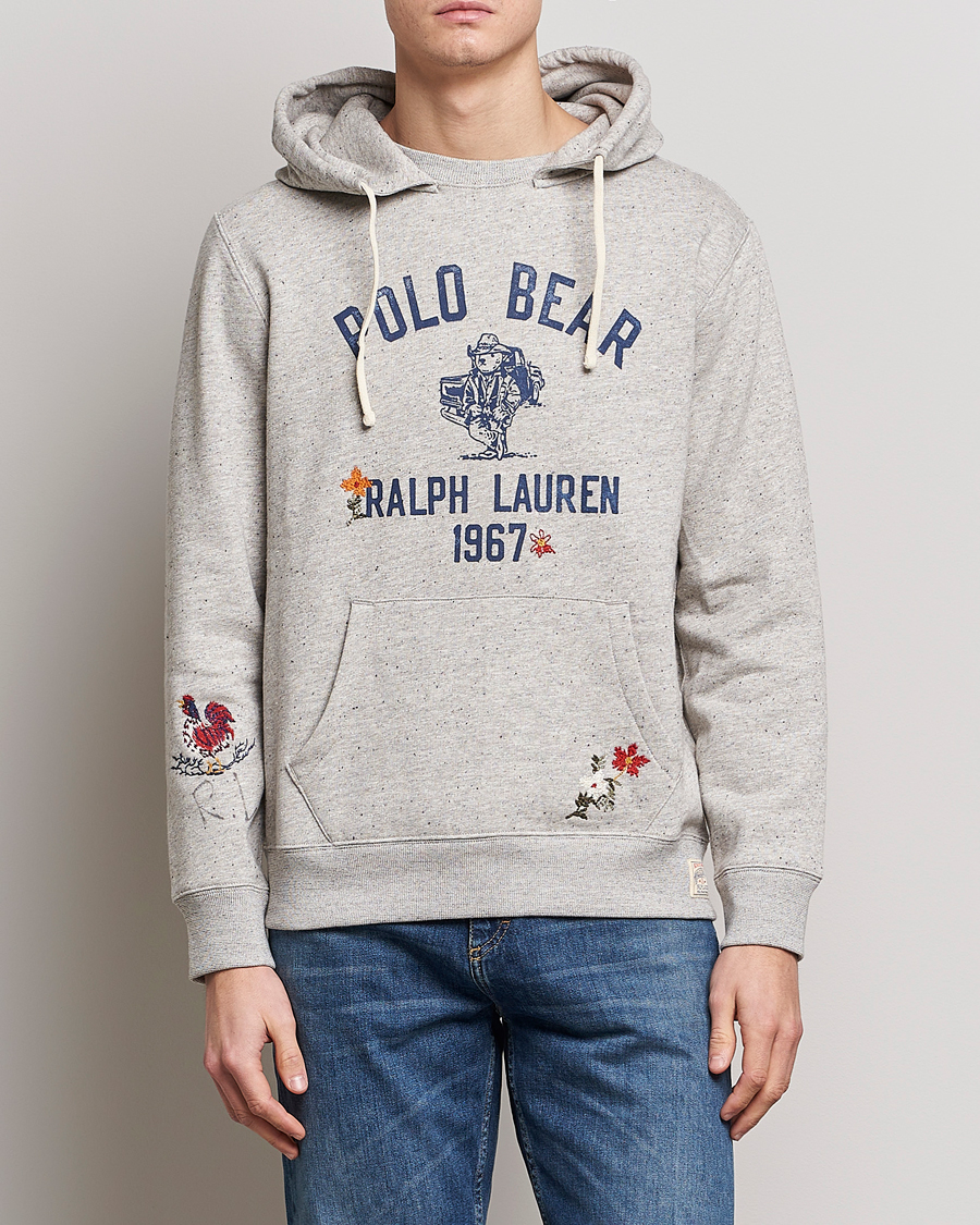 Herren |  | Polo Ralph Lauren | Vintage Fleece Polo Bear Hoodie Brooklyn Heather