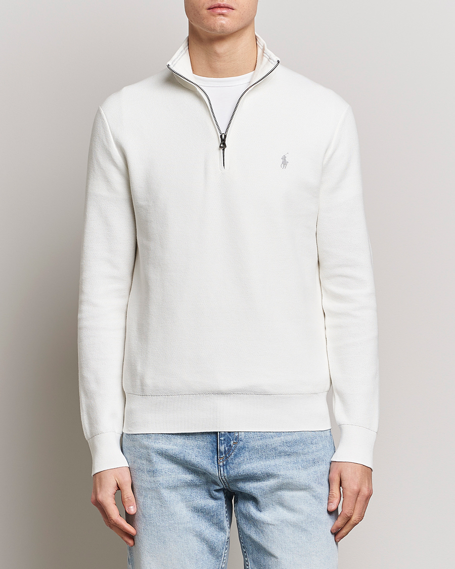 White half zip cheap