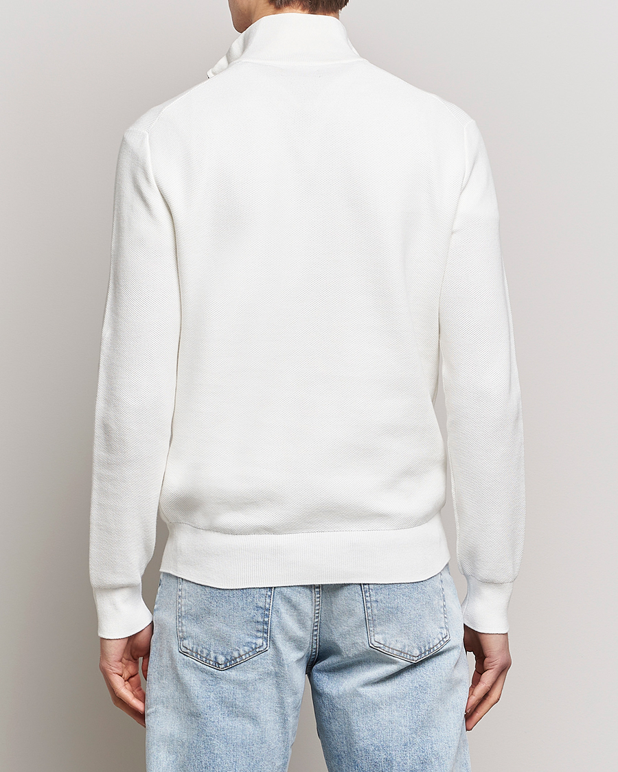 Herren | Pullover | Polo Ralph Lauren | Textured Half-Zip Deckwash White