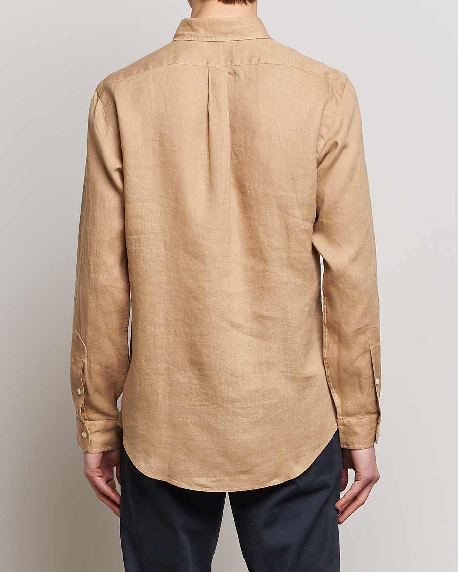 Herren | Hemden | Polo Ralph Lauren | Custom Fit Linen Button Down Vintage Khaki