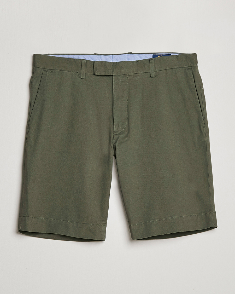 Herren | Shorts | Polo Ralph Lauren | Tailored Slim Fit Shorts Fossil Green