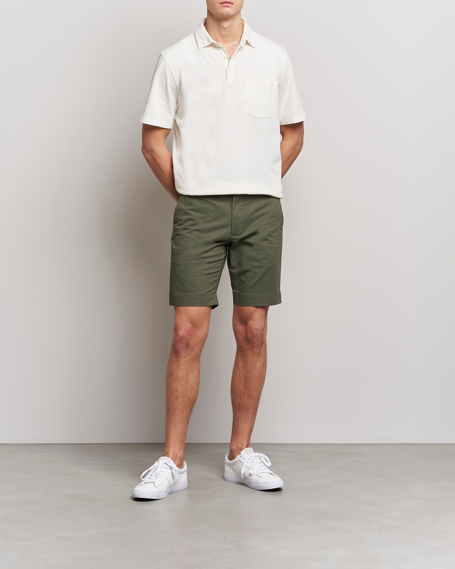 Herren | Shorts | Polo Ralph Lauren | Tailored Slim Fit Shorts Fossil Green