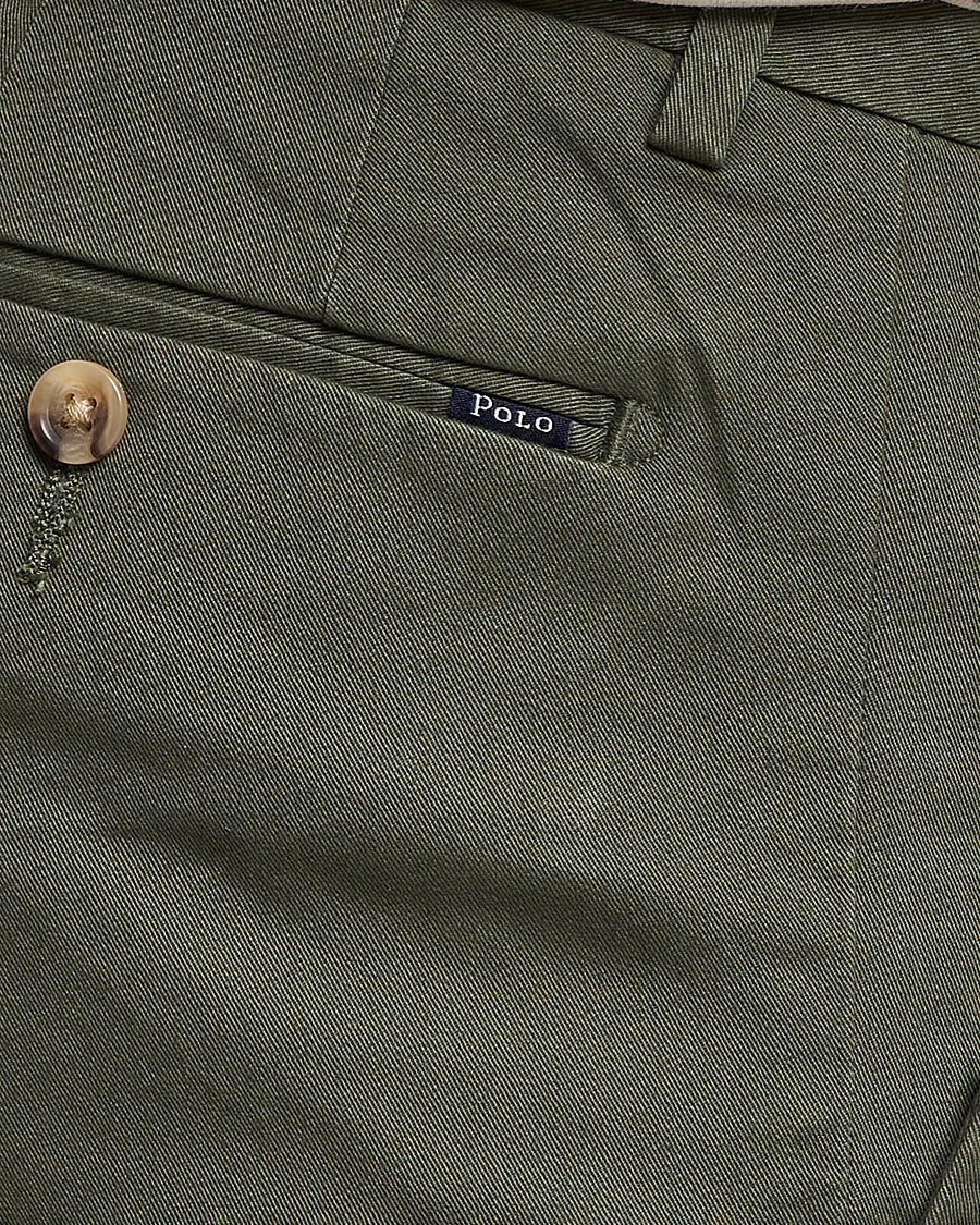 Herren | Shorts | Polo Ralph Lauren | Tailored Slim Fit Shorts Fossil Green
