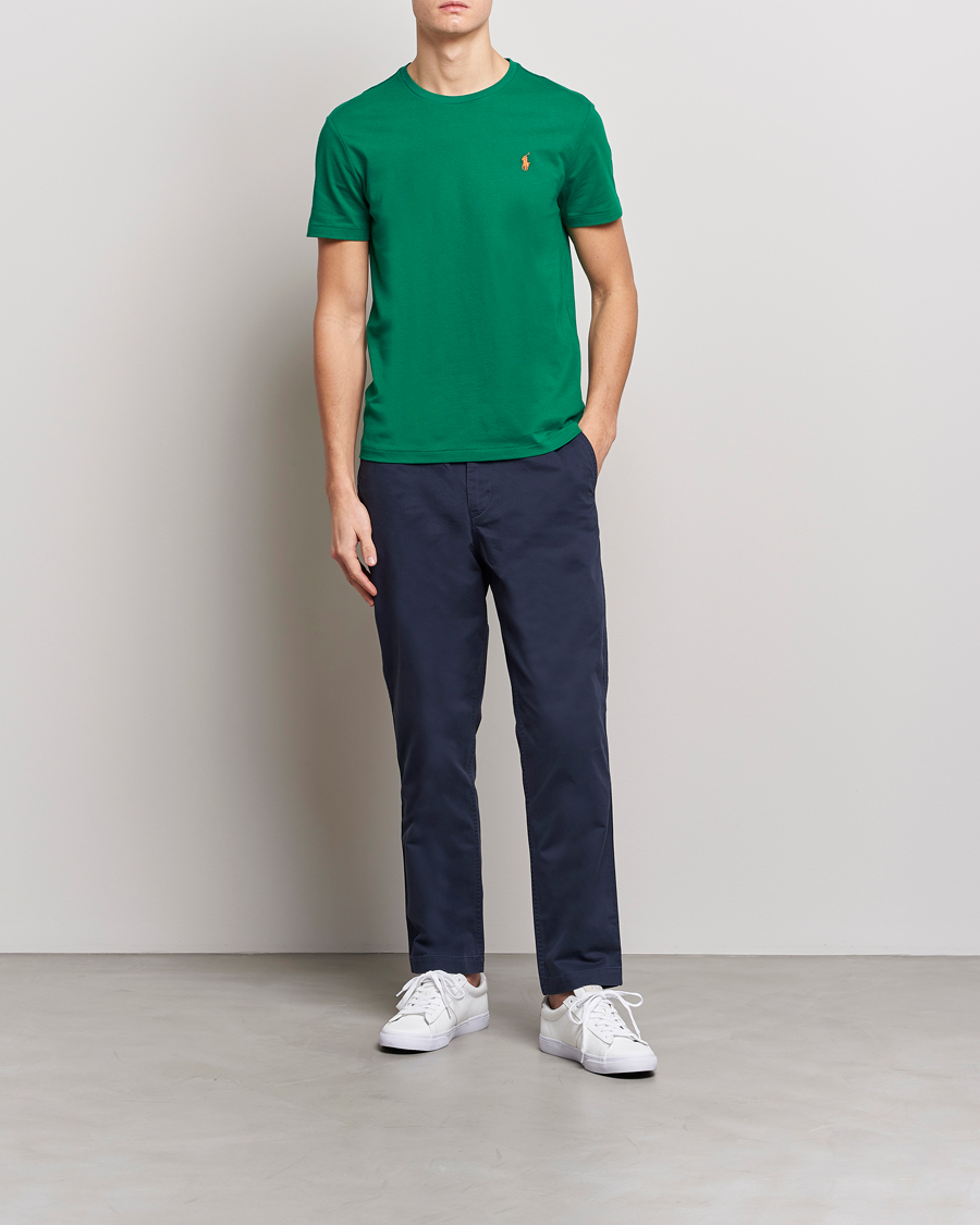 Herren | T-Shirts | Polo Ralph Lauren | Crew Neck T-Shirt Primary Green
