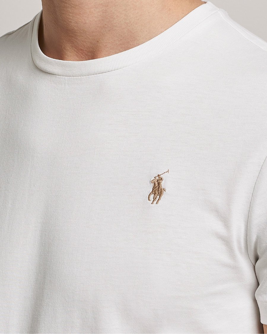 Herren | T-Shirts | Polo Ralph Lauren | Crew Neck T-Shirt Deckwash White