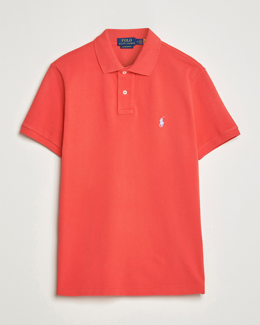 Herren | Poloshirts | Polo Ralph Lauren | Custom Slim Fit Polo Red Reef