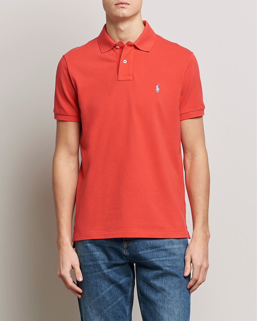 Herren | Poloshirts | Polo Ralph Lauren | Custom Slim Fit Polo Red Reef