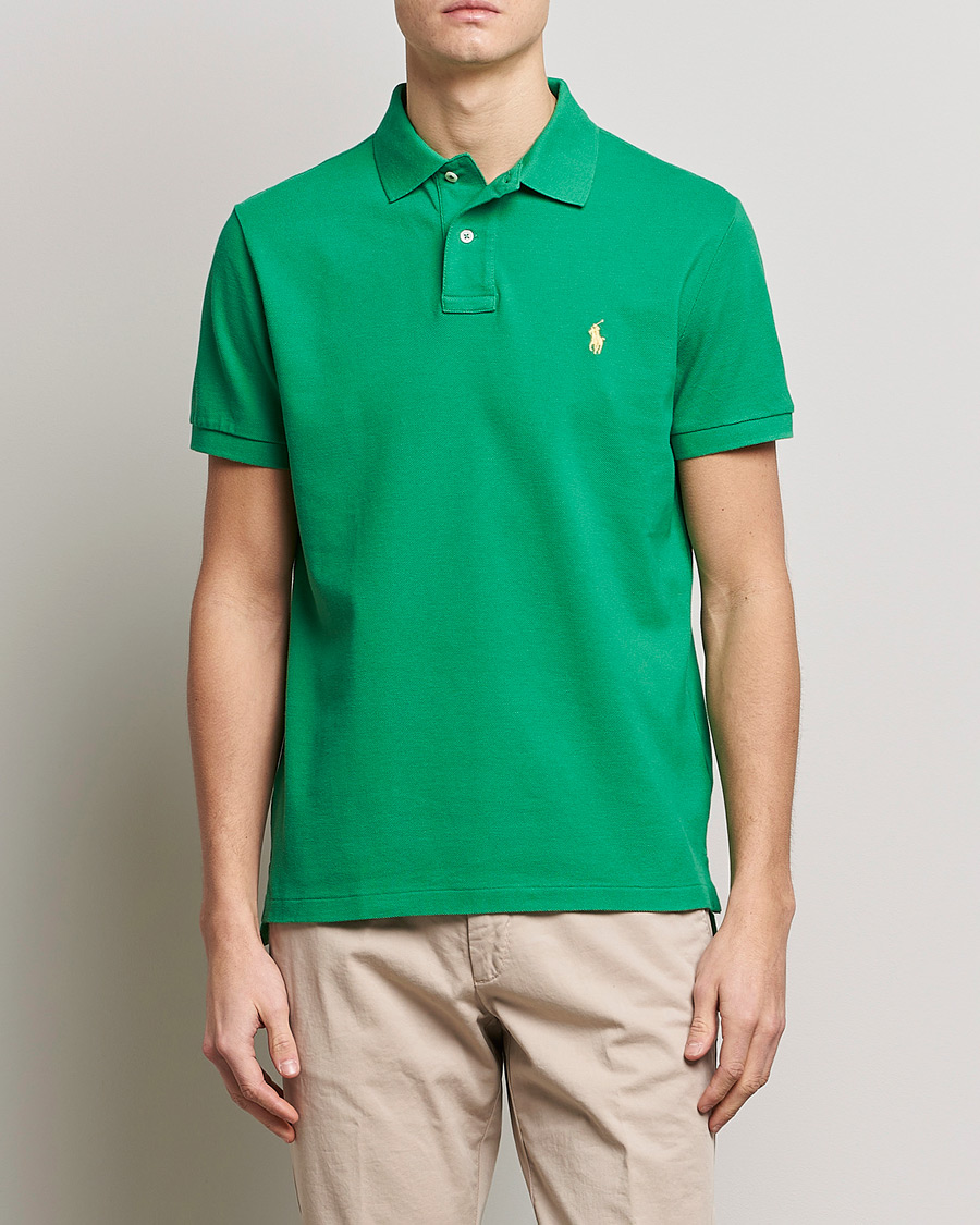 Herren |  | Polo Ralph Lauren | Custom Slim Fit Polo Optic Green