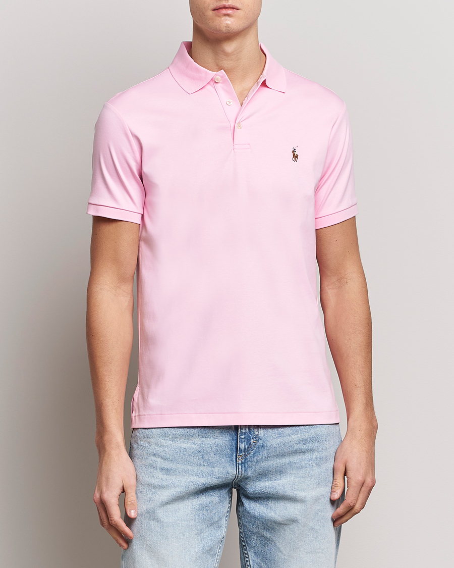Herren | Poloshirt | Polo Ralph Lauren | Luxury Pima Cotton Polo Carmel Pink