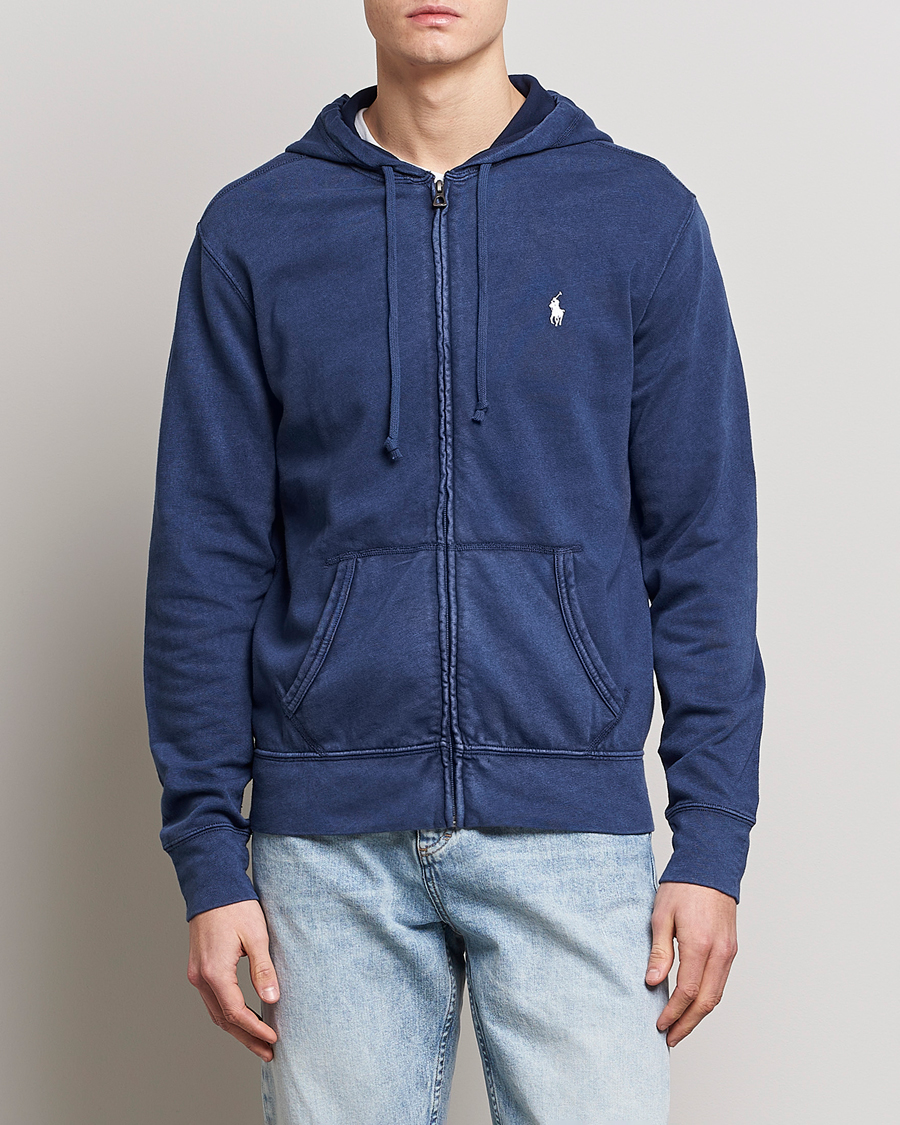 Herren | Kapuzenpullover | Polo Ralph Lauren | Spa Terry Full Zip Hoodie Newport Navy