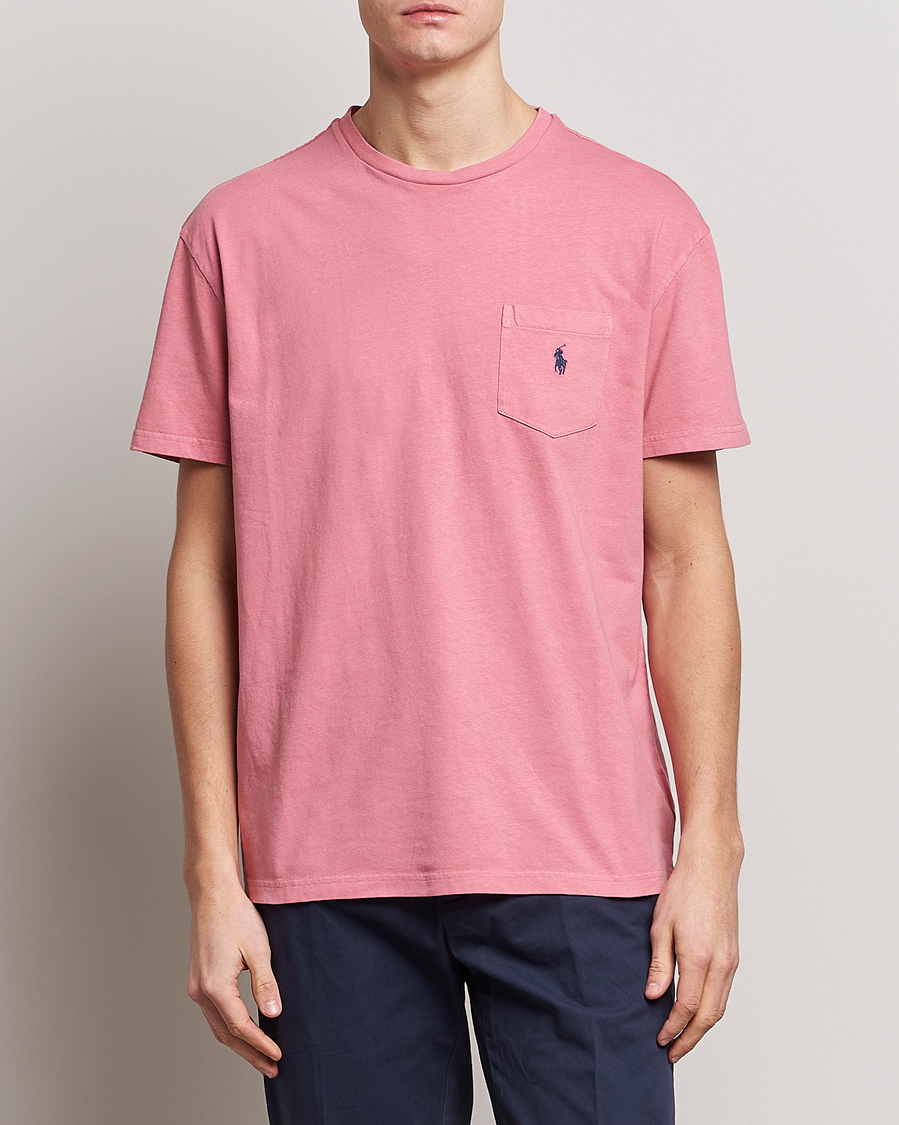 Herren |  | Polo Ralph Lauren | Cotton/Linen Crew Neck T-Shirt Desert Rose