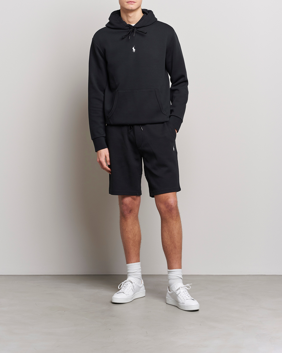 Herren | Pullover | Polo Ralph Lauren | Double Knit Center Logo Hoodie Black