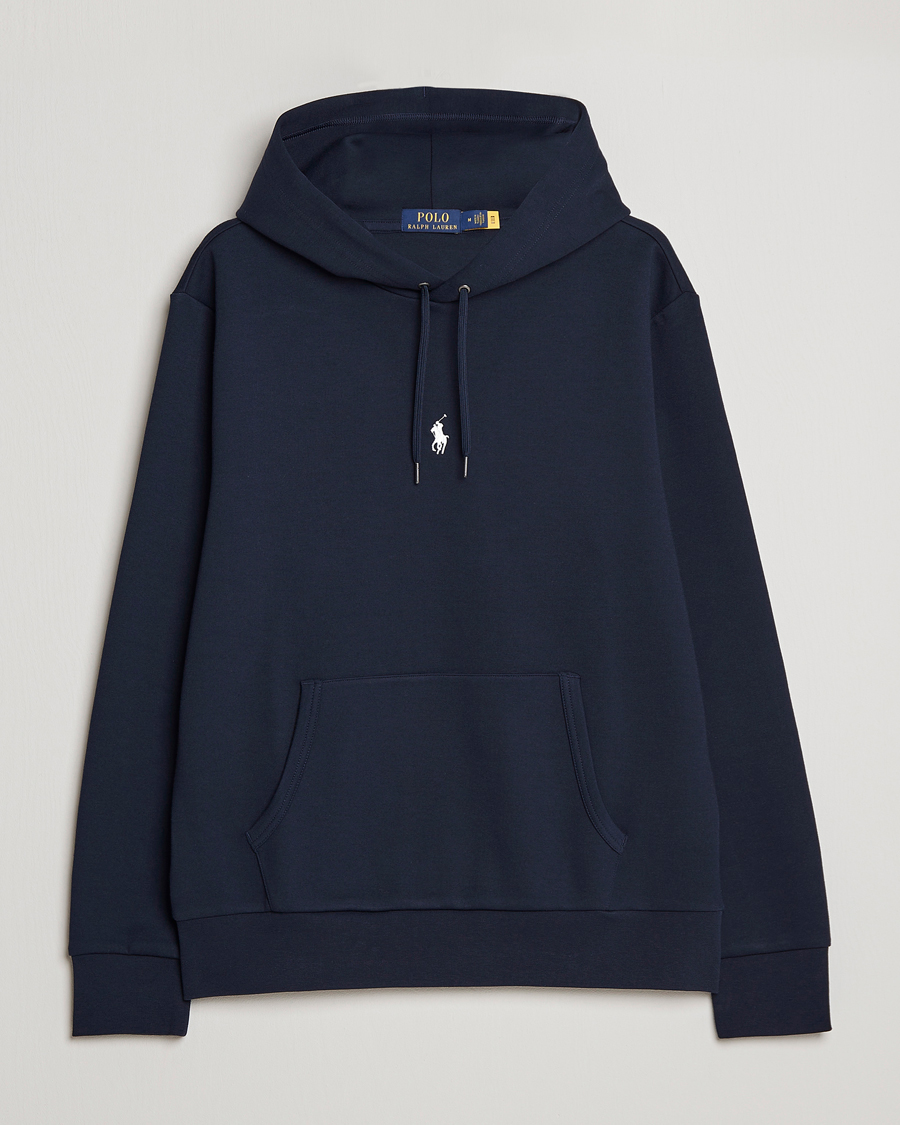 Herren | Pullover | Polo Ralph Lauren | Double Knit Center Logo Hoodie Aviator Navy