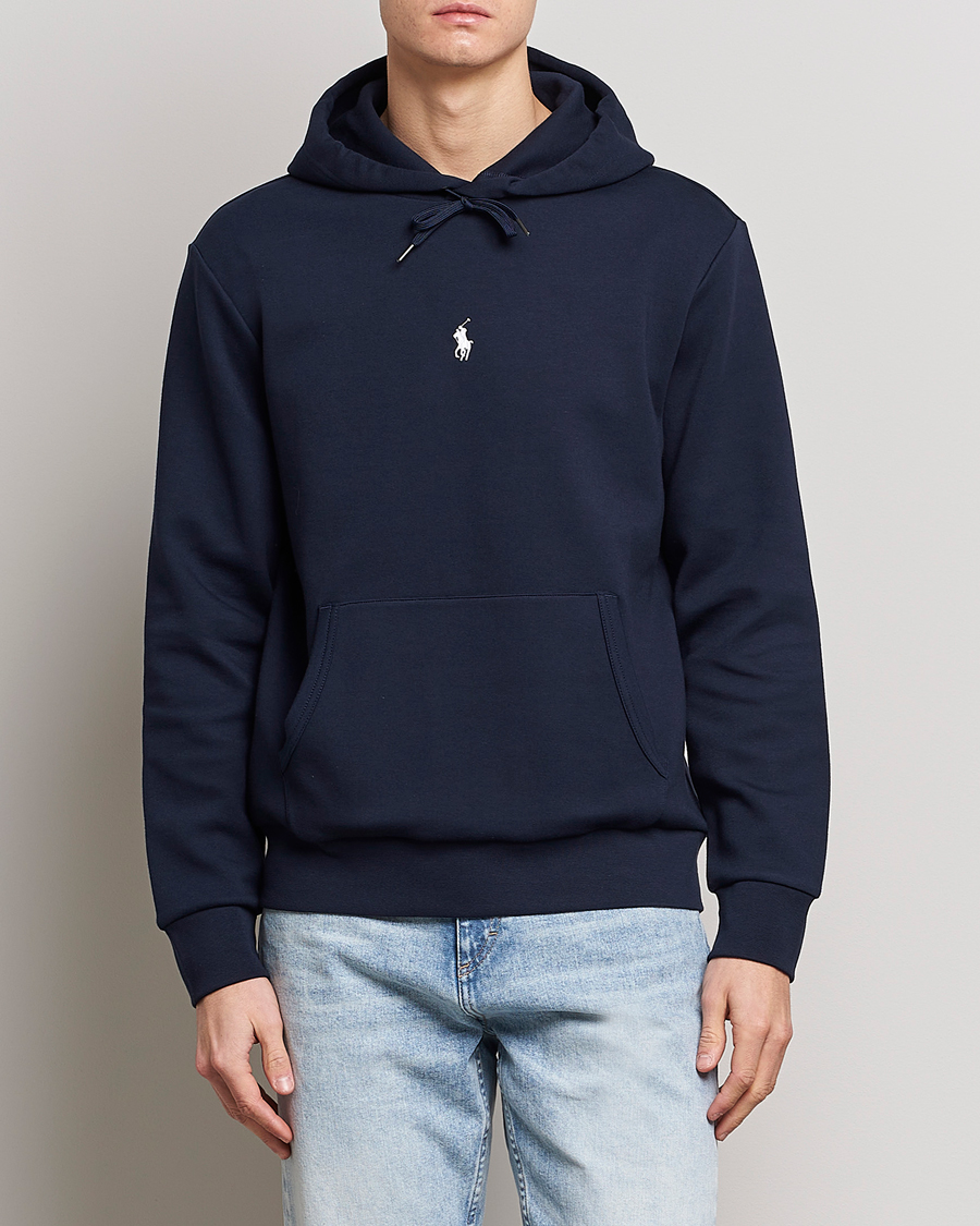 Herren | Pullover | Polo Ralph Lauren | Double Knit Center Logo Hoodie Aviator Navy